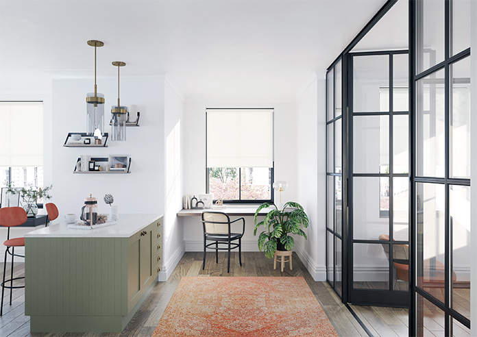 Andromeda, Breeze White - Roller Blind - Image 8